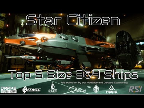 Top 5 Size 3 & Size 4 Ships  #starcitizen #starcitizengameplay #starcitizenships #starcitizennews
