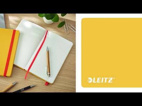 Notitieboek Leitz Cosy B5 160blz 100gr lijn grijs