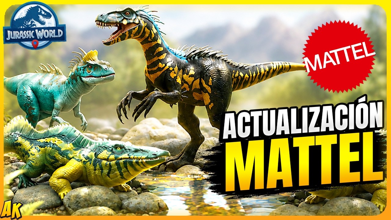 ¡EVENTO de MATTEL! CONSIGUE los NUEVOS DINOSAURIOS Jurassic World Alive