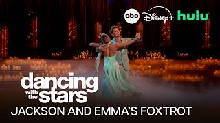 Jackson Olson and Emma Slater Viral Hits Night Foxtrot | Dancing with the Stars