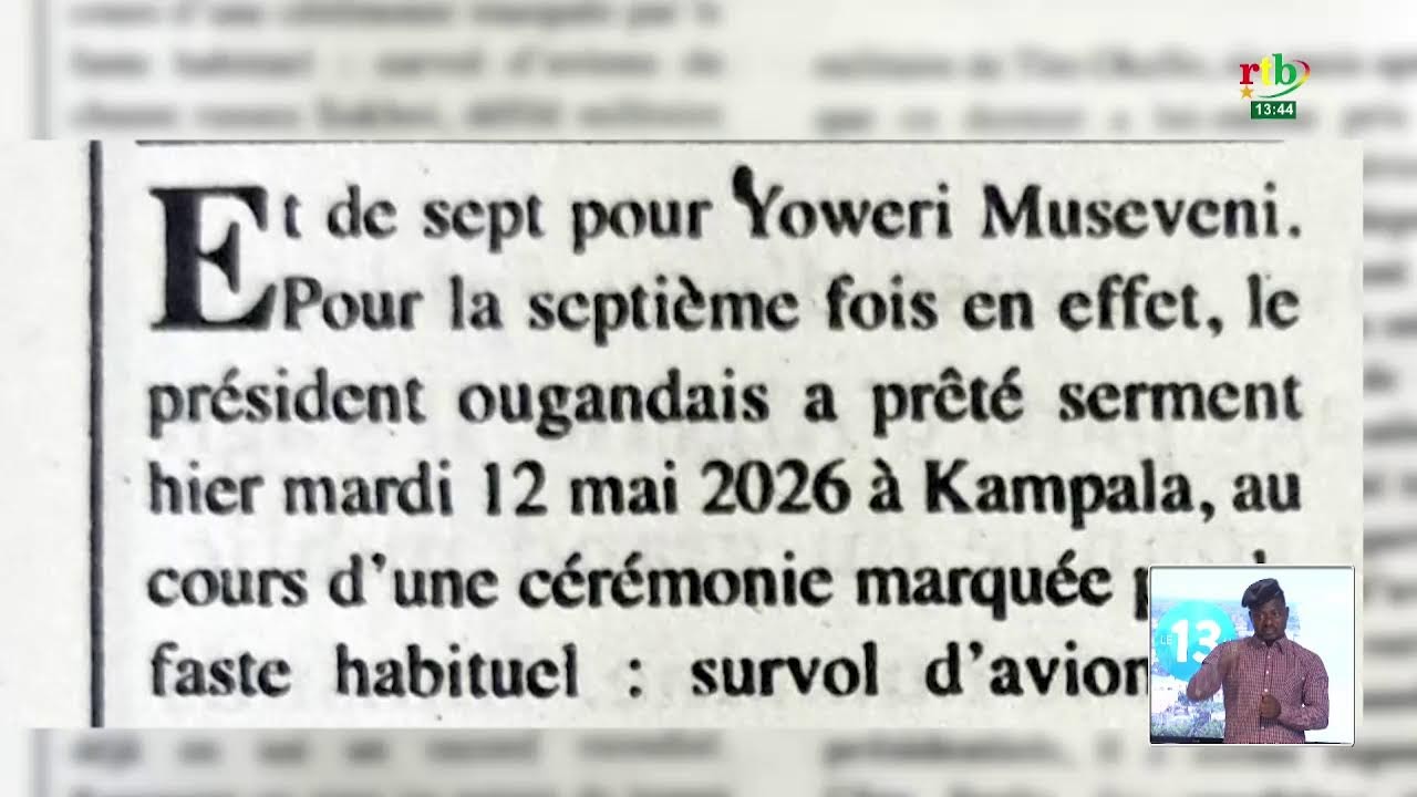 RTB -JT de 13H du 13 Mai 2026