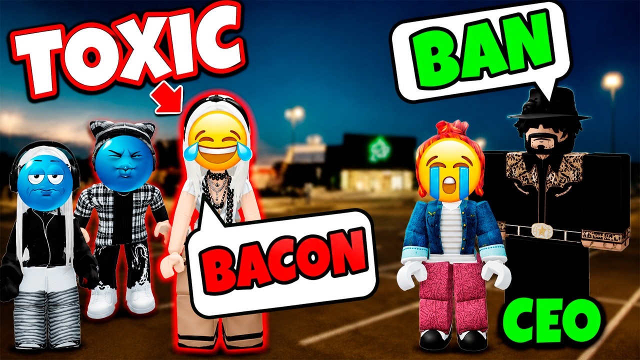 😱 THEY SAID BACON GIRLS DON'T BELONG HERE… THEN THEY CHECKED WHO HER DAD WAS  #robloxstory