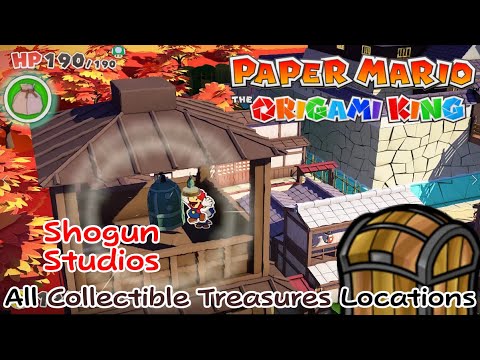 All Shogun Studios Collectible Treasures Locations in Paper Mario The Origami King