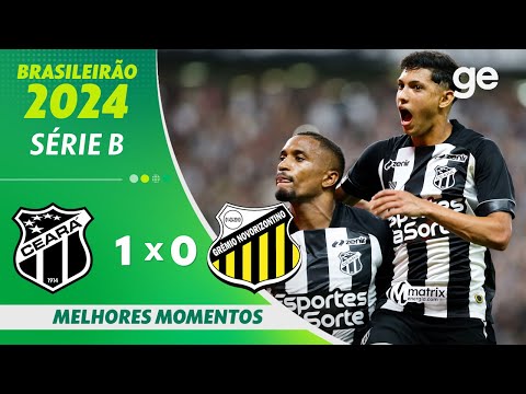 Gols e lances de Ceará x Novorizontino