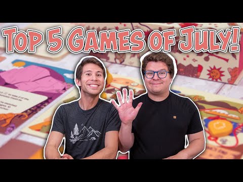 Best Board Games of July | Top 5 Board Games We Played | Sharing Our Joy!