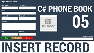 Insert Data into Database C# with MySQL in Tamil | C# Phone Book