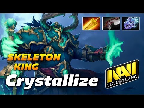 Crystallize Wraith King - SKELETON LORD - Dota 2 Pro Gameplay