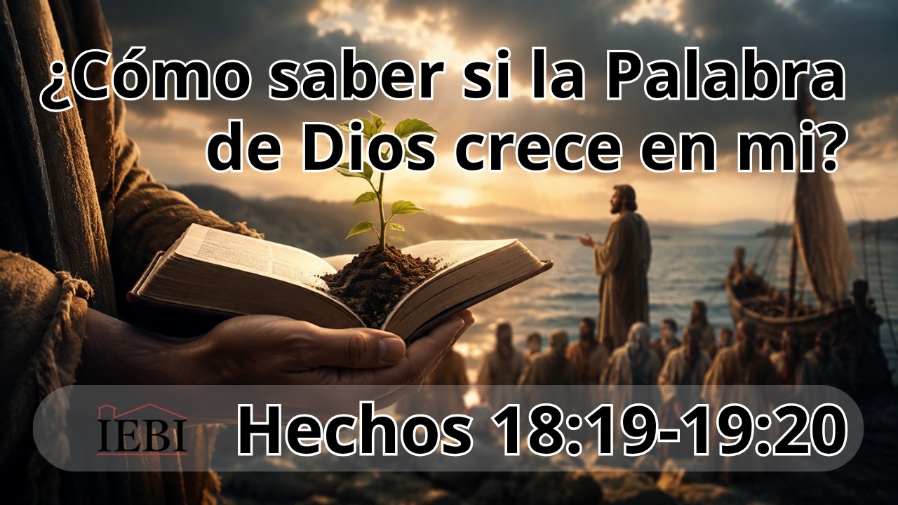 ¿Cómo saber si la Palabra de Dios crece en mi?