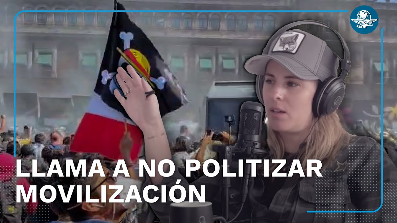 Pide Saskia Niño de Rivera no politizar la marcha de la Generación Z