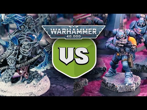 Death Guard vs Space Wolves Warhammer 40k Battle Report Ep 137