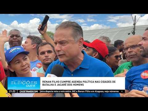 Renan Filho visita Batalha e Jacaré dos Homens durante agenda no Sertão de AL - 25/09/2026