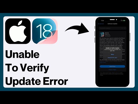 How To Fix Unable To Verify Update on iPhone | iOS 18 is Temporarily Unavailable Try Again Later