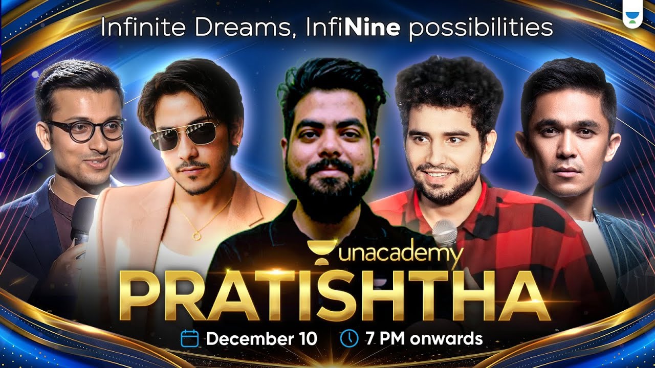 Unacademy Pratishtha: 9 Years of Transforming Dream into Reality🔥@KreatryxEE_EC_IN