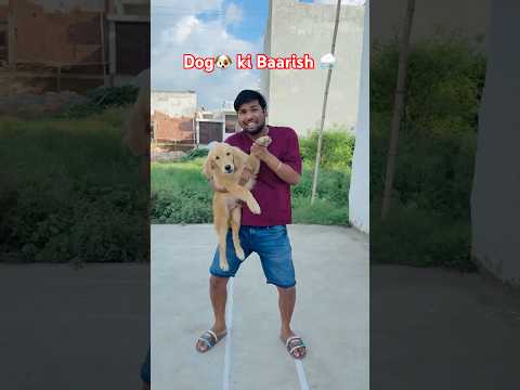 Aasman se kutto ki baarish 🐶 #comedy #funny #cutebaby