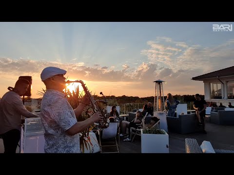 Saxophone & Dj Chillout Deep House Music live set, Taras Hotelu Grand Lubicz 5* Sunset Chill Rooftop