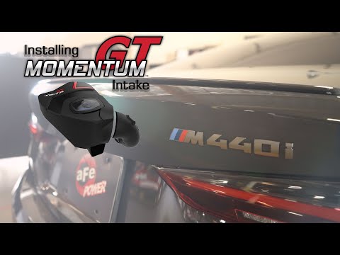 aFe POWER 2020-22 BMW M340i/440i 3.0L(t) Momentum GT Cold Air Intake Install