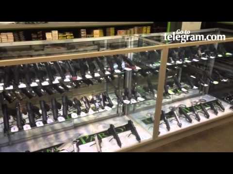 An inside look at The Gun Parlor, on Prescott St. in Worcester.