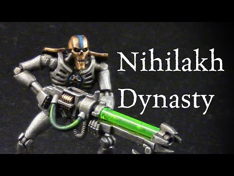 How to paint Nihilakh Dynasty Necron Warriors