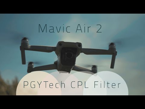 PGYTECH ND 8/16/32/64 PGYTECH filtrų rinkinys, skirtas DJI Mavic Air 2 (P-16A-034) video