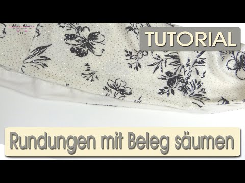 Einen runden elastischen Saum nähen