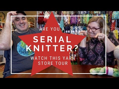 Fiber Hustle / Side Hustle - Knitting: LYS Local Yarn Store Visit To Serial Knitters