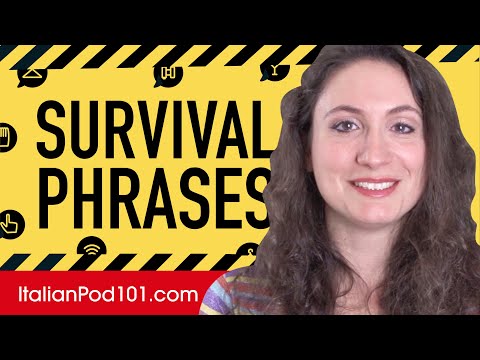 All Survival Phrases You Need in Italian! Learn Italian in 35 Minutes!