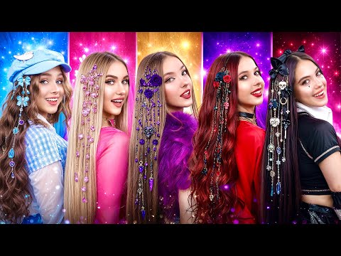 Blonde Haare vs dunkle Haare vs rote Haare! Mädchen kämpfen um Popularität