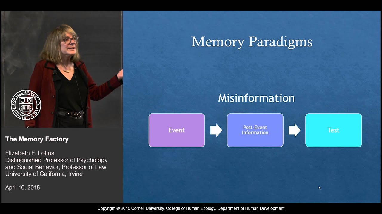 Elizabeth F. Loftus - "The Memory Factory"