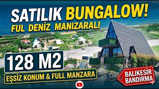 BANDIRMA ÇALIŞKANLAR MAHALLESİNDE DENİZ MANZARALI 3 KATLI BETONARME VİLLA 🏡