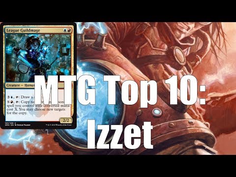 MTG Top 10: Izzet (feat. EXCLUSIVE Guilds of Ravnica Preview Card!) |  Episode 126