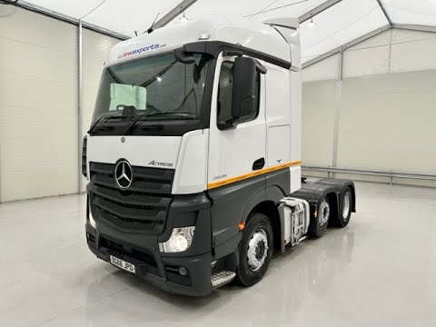 DG66 JPO - Mercedes Actros 2545 6x2 Midlift Tractor Unit | Law Truck Centre UK