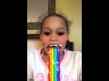 I told ya so I'm rainbow mouth😂😂😂