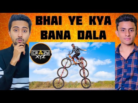 We Made a Sixcycle 😱😱- इसे देखकर सब लोगपागल हो गये | @CrazyXYZ | Experimental reaction |