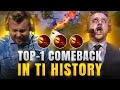 TOP-1 Comeback of every International (TI1-TI11)