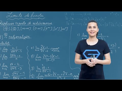 Limite de funcții. Cazuri de nedeterminare – metode și exemple - Clasa a XI-a