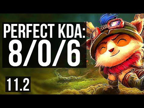 TEEMO vs NEEKO (TOP) | 8/0/6, 2800+ games, 2.3M mastery, Legendary | EUW Diamond | v11.2