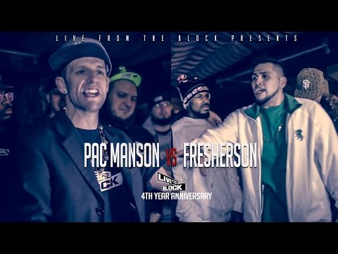 Pac Manson vs Rob Fresherson