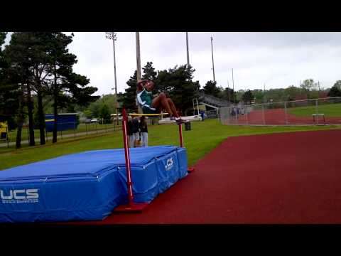 Simeon Smith eighth grader high jump record.