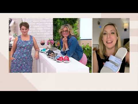 Clarks Cloudsteppers Sport Slide Sandals - - Breeze Piper on QVC