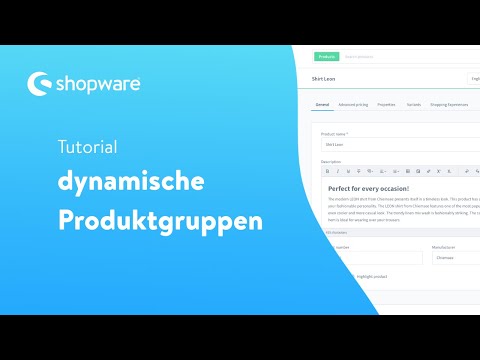 [DE] Shopware 6 User Onboarding - Dynamische Produktgruppen