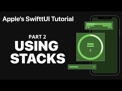 Using Stacks to Arrange Views - Following Apple's SwiftUI tutorial PART 2 thumbnail