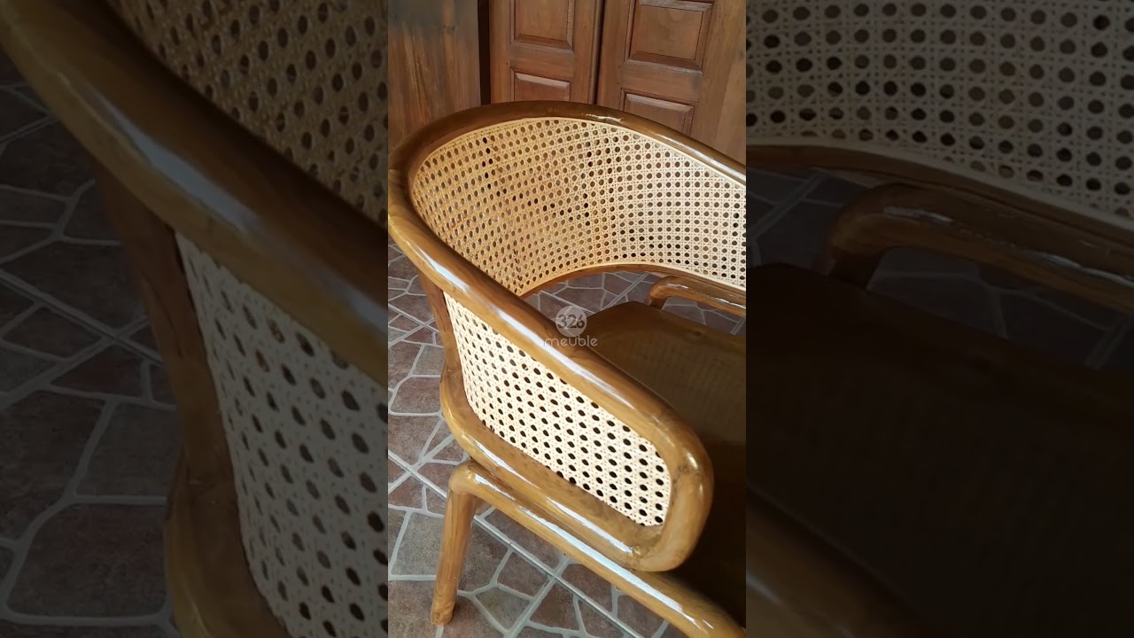 Kursi Tamu Rotan Jati | Meuble326 I Mebel Jepara I #shorts