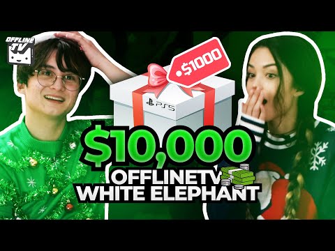 OFFLINETV $10,000 WHITE ELEPHANT ft. Valkyrae, Fuslie, Myth, & Starsmitten