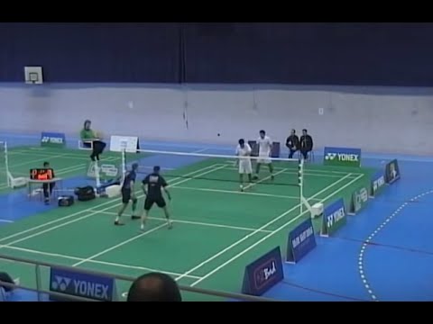 Top 12 Badminton 2014-2015 Aulnay-sous-Bois - Oullins : Double Messieurs 2
