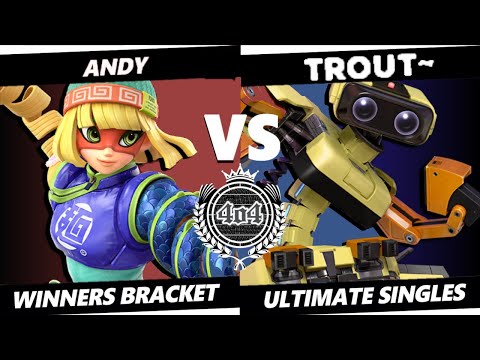 4o4 Smash Monthly 9 - ANDY (Min Min) vs Trout~ (Bayonetta, R.O.B.) - Winners Round 1