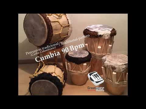 Ritmo CUMBIA 90 Bpm / CUMBIA Rhythm -JAM TRACKS- 🎧🎶 Percusión Tradicional/Backing Track