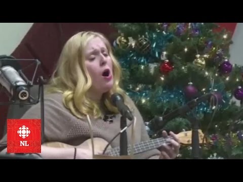 Julia Earle performs on Central Morning in Gander