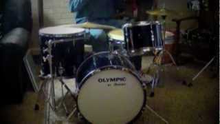 Video thumbnail for Vintage 1960s Premier Olympic Drum Kit by webstar1sales