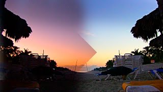 preview picture of video 'TimeLapse - Varadero Beach, Cuba (Sunrise, 1 Hour condensed into 6 Minutes) - Free HD Stock Footage'