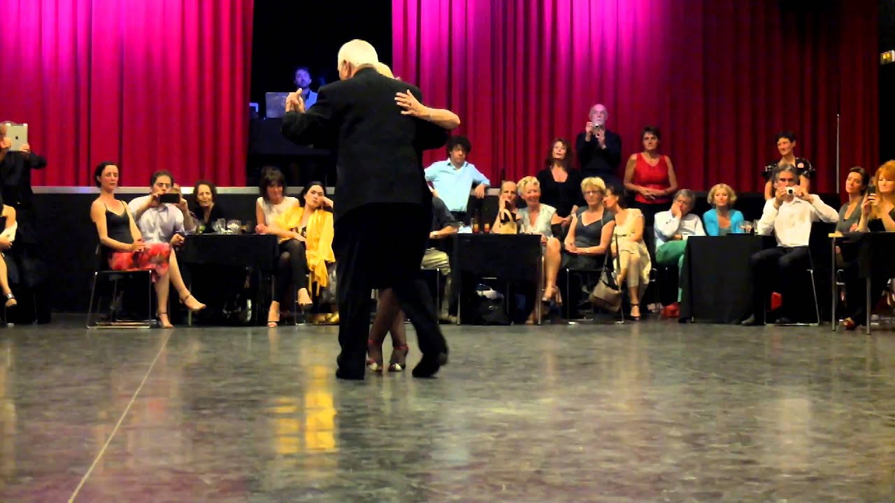 Rosa y carlos Perez, "cafe Dominguez" D'Agostino, Encuentro de tango salon en Eupen